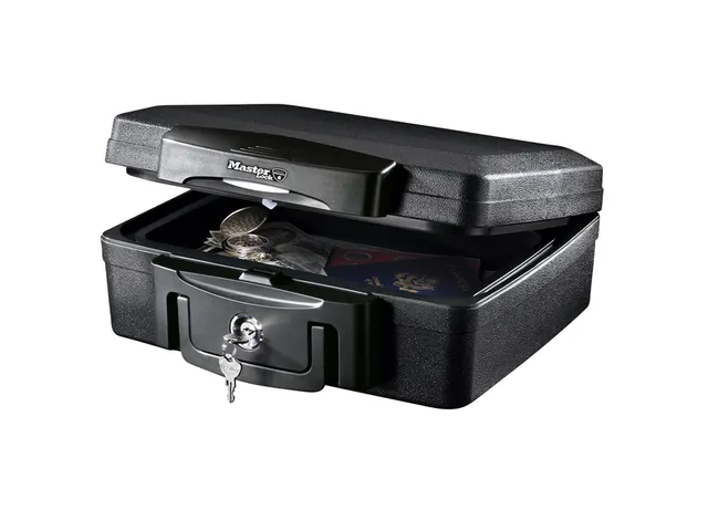 Veiligheidskist MasterLock brandvrij en waterdicht formaat S zwart