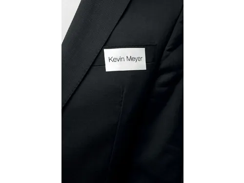 Naambadge etiket Durable 8334 40x75mm zelfklevend wit
