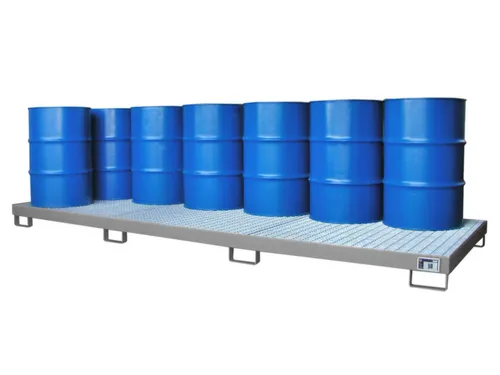 opvangbak,v. 12x200l vat,opvangvol. 335l,HxBxD 200x1300x3880mm