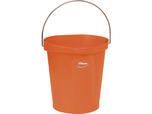 Hygiene 5686-7 emmer 12 liter oranje maatverdeling en schenktuit