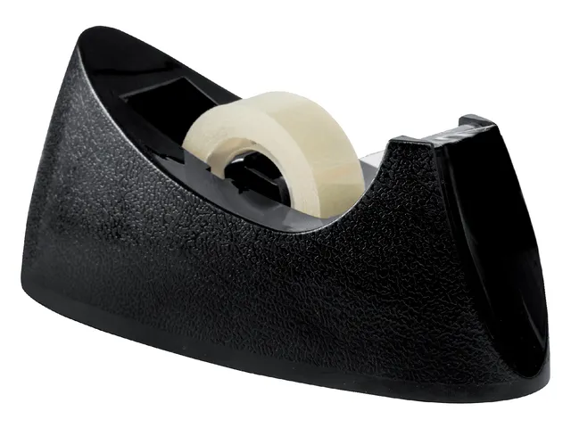 Plakbandhouder Quantore zwart 33m