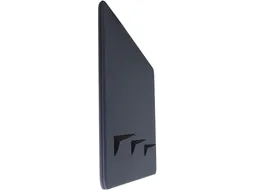 Opzetwand tbv zit-sta werkplek 180x80cm Zwart