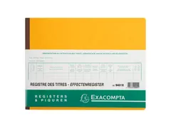 Effectenregister Exacompta BV SLR 240x320 80vel assorti