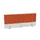 opzetpaneel,v. bureau,aanbouw achter,B 1400mm,Bl-wit,BN3012-oranje