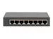 8-poorts Gigabit Switch, desktop, onbeheerd, metalen behuizing