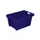 Euronorm Draaistapelbak 300x600x400mm Blauw 50l