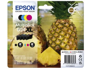 Epson 604XL T10H46 Inktcartridges Zwart + 3 Kleuren XL - 2