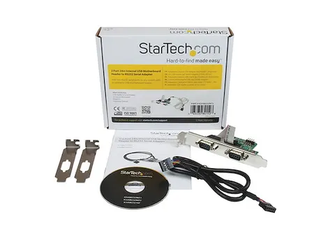 60cm Interne USB Moederbord naar 2-poort RS232 Seriële Adapter