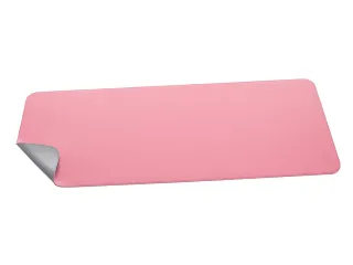 Onderlegger oprolbaar Sigel roze-zilver, 800x300x2mm imitatieleer, dub - 1