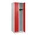 locker,HxBxD 1850x600x500mm,2vak,vak B 300mm,cil.-slot,staand op vloer