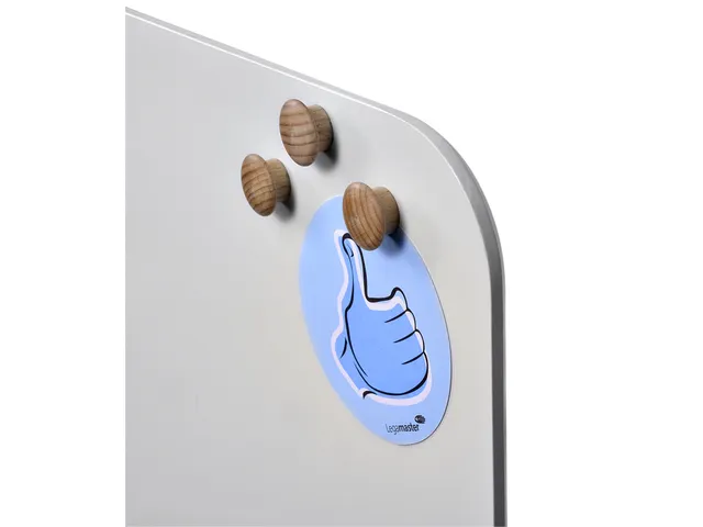 Magneet Legamaster hout 5 stuks