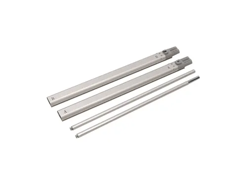 FlexFrame Modulair systeem Extension Set +30cm (breedte 120cm) Zilver