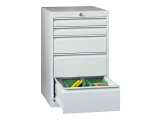 ladekast HxBxD 800x500x600mm 5laden slot RAL7035 front RAL7035 - 2