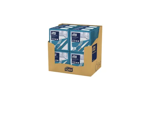 Tork 477914 Soft Dinnerservet Advanced Blauwgroen 39x39cm