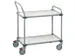 chariot à étagères ESD,ESD,force 150kg,2xpanneau en acier