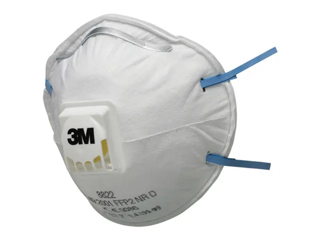 3M 8822 stofmasker FFP2 NR D met uitademventiel