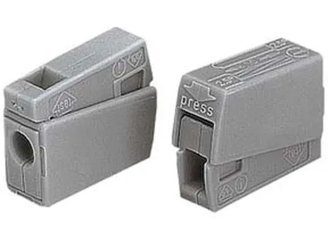 Verlichtingsconnector, 2.5mm, 105°, Grey