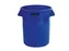 Ronde Brute Container 75.7 Liter Rubbermaid Blauw