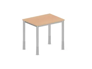 In hoogte verstelbaar bureau,HxBxD 720-840x800x600mm,NE-esdoorn - 2