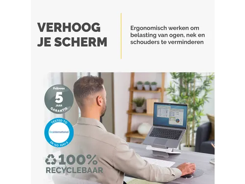 Laptopstandaard Fellowes Breyta wit