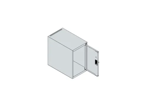 opzetkast,v. locker,1vak.,vak B 300mm,HxBxD 500x300x500mm,vleugeldeur