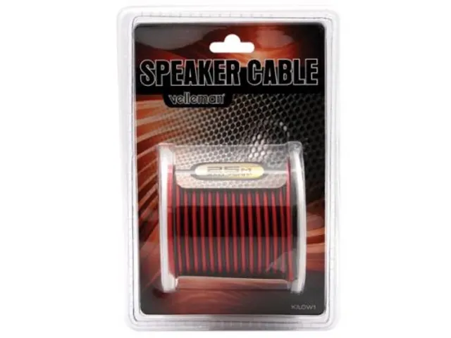 Luidsprekerkabel - Rood/Zwart - 2 x 2.50mm² - 25m