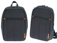 The Chase laptoprugzak 30x40,5x12cm 10 inch zwart oranje polyester