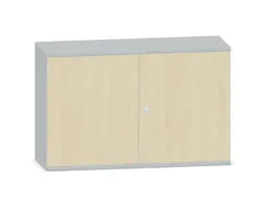 Kantoorkast 770x1200x430mm Decor Romp Lichtgrijs Decor Front Esdoorn