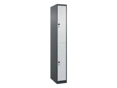 dubbeldekse locker,HxBxD 1850x250x500mm,1x2vak.,vak B 250mm