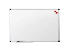 Tableau blanc magnétique Naga cadre aluminium 90x120cm