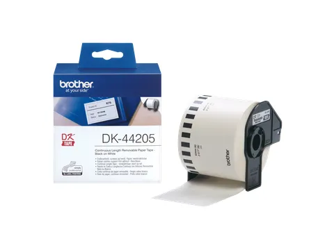 Label etiket Brother DK-44205 62mmx30.48m wit