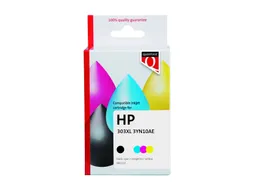 Inktcartridge Quantore alternatief tbv HP 3YN10AE 303XL zwart+kleur