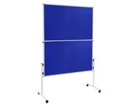 ECONOMY inklapbaar workshopbord blauw 120x150cm vilt