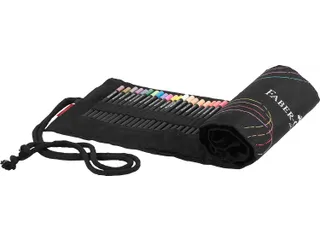 Kleurpotlood Faber-Castell Black Edition 72 stuks in roletui zwart - 4