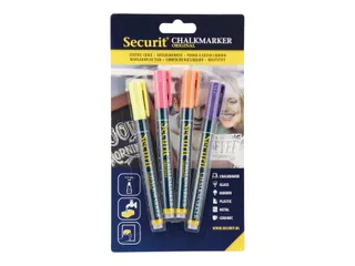 Krijtstift Securit Sma-100 Rond 1-2mm Assorti 4 stuks - 4