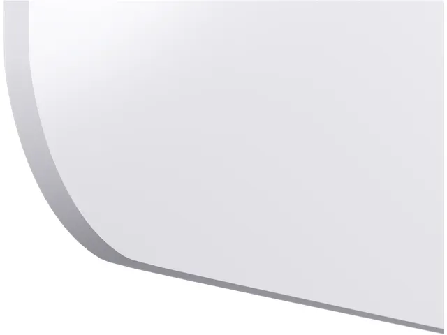 WALL-UP LRC Whiteboard 200x59,5cm Ronde Hoek Links