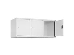 opzetkast,v. locker,3vak.,vak B 400mm,HxBxD 500x1200x500mm