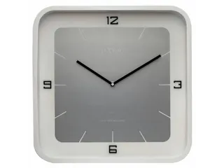 Wandklok NeXtime Square Wall 40x40x4cm wit cijfers - 2