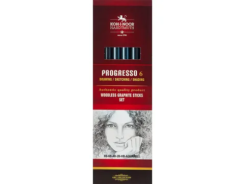 Grafietstift Koh-I-Noor progresso 8915 HB 8B + aqua