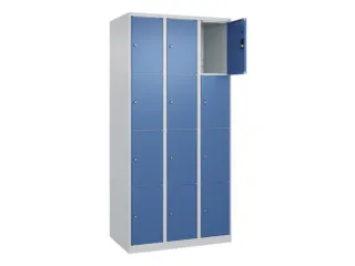 lockerkast,HxBxD 1850x900x500mm,3x4vakken,vak B 300mm,cil.-slot - 1