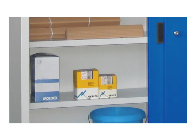 Stalen bodem,v. schuifdeurkast,BxD 1000x400mm,draagverm. 80kg,RAL3000