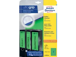 Rugetiket Avery Zweckform smal 38x192mm zelfklevend groen L4764-20