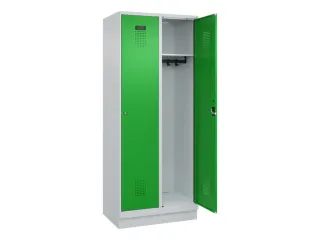 locker,HxBxD 1950x800x500mm,2vak,vak B 400mm,cil.-slot,sokkel - 2