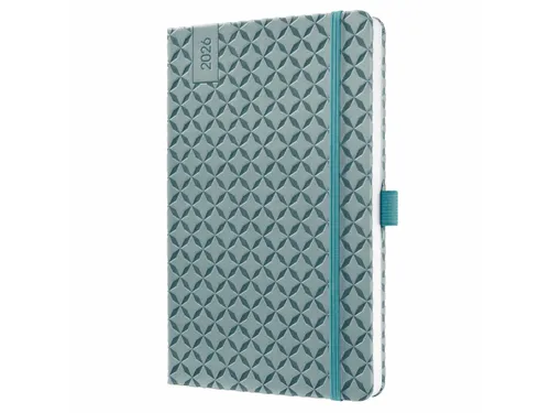 Weekagenda Flair A5 2026 (NL/FR/EN/DU) Ocean Blue Hardcover