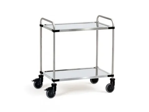 Roestvrijstalen Wagens 5017 120kg 1000x600mm 2 Etages