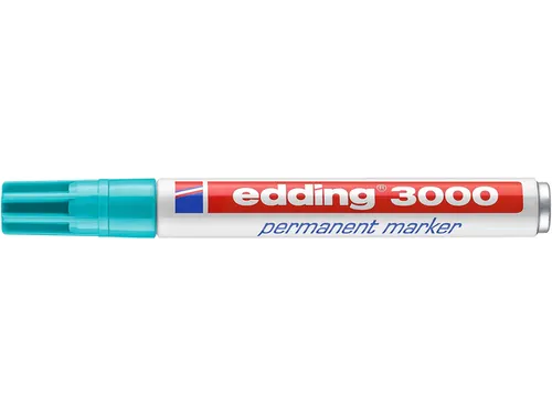 Viltstift edding 3000 rond 1.5-3mm turquoise