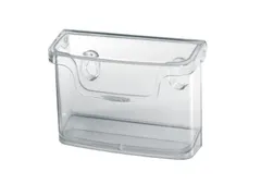 buitenvisitekaarthouder Sigel wandmodel 105x76x45mm transparant acryl