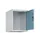 opzetkast,v. locker,1vak.,vak B 400mm,HxBxD 500x400x500mm,cilinderslot