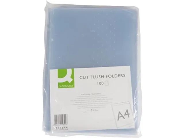 L-map A4 Glashelder PP Transparant 160 micron Pak 100 Stuks