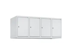 opzetkast,v. locker,4vak.,vak B 300mm,HxBxD 500x1200x500mm,vleugeldeur